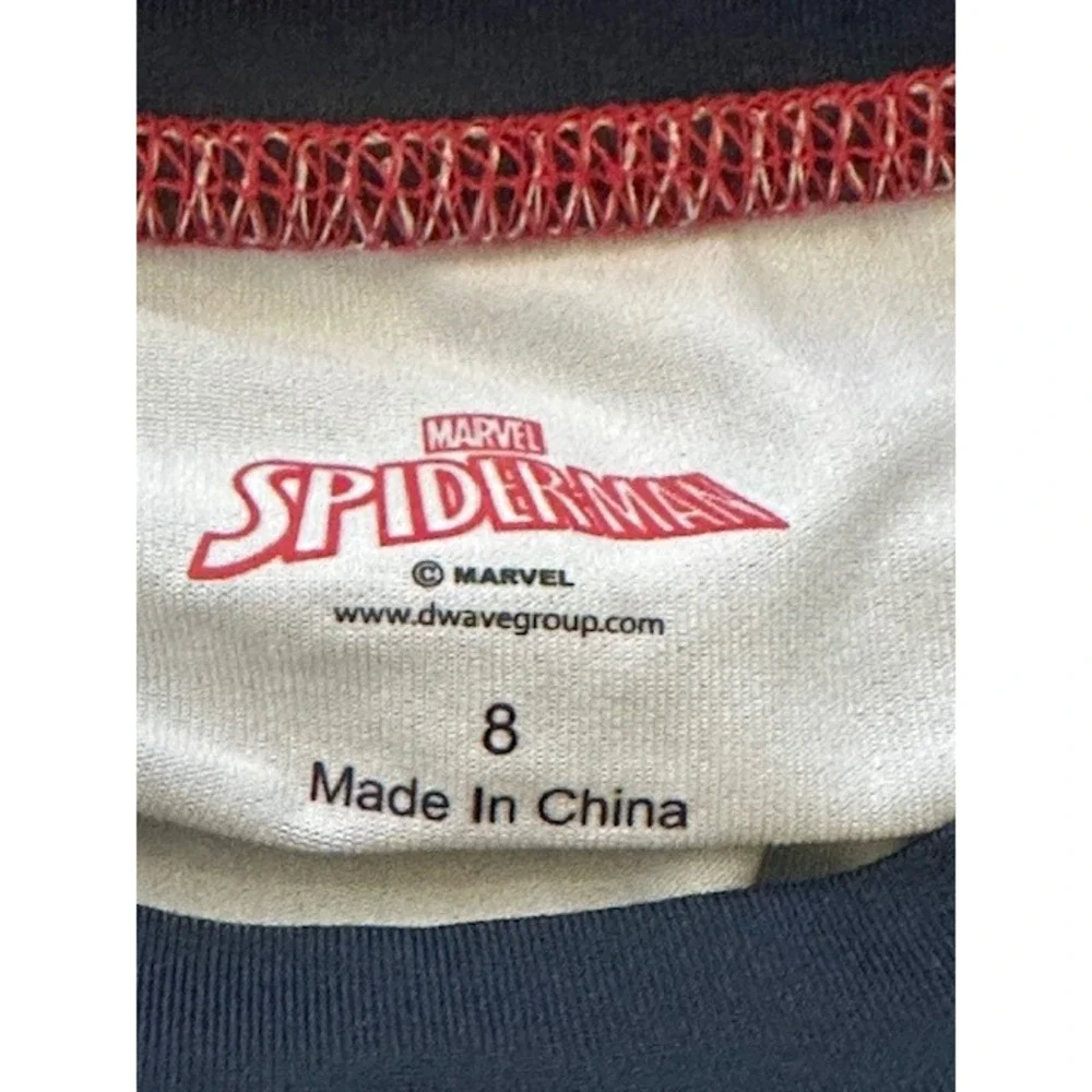 Marvel Spider-Man Boys‎ Size 8 Athletic Shirt Blue Red